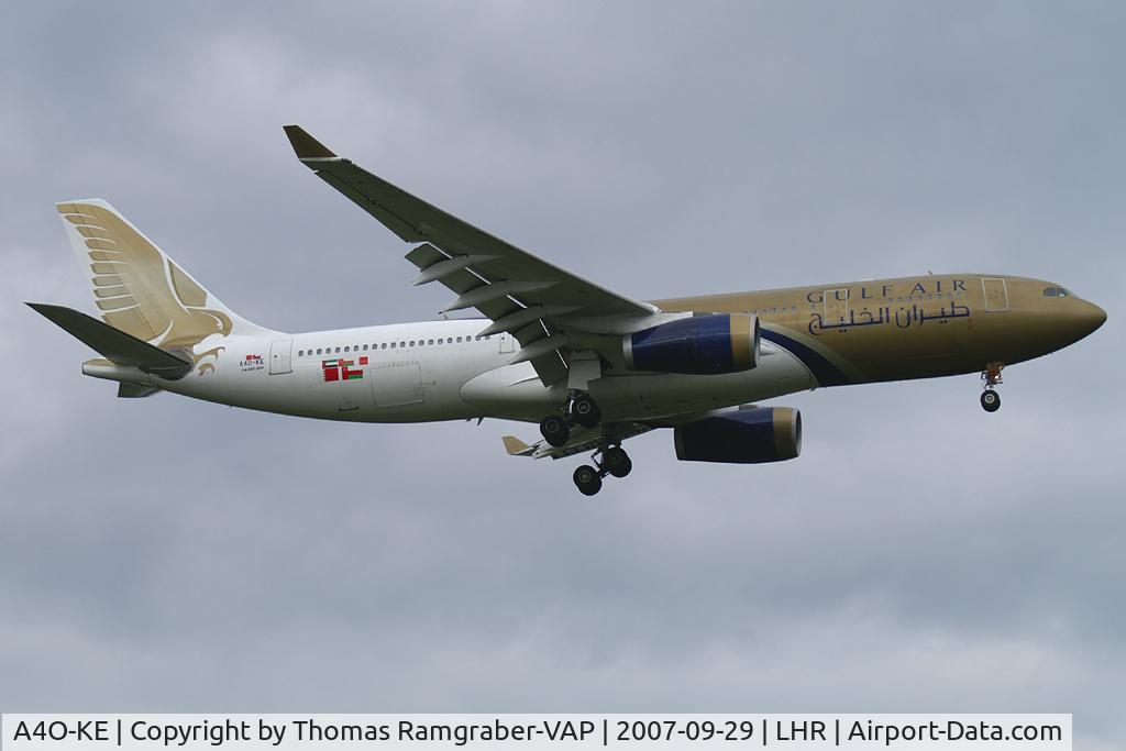 A4O-KE, 2000 Airbus A330-243 C/N 334, Gulf Air Airbus A330-200