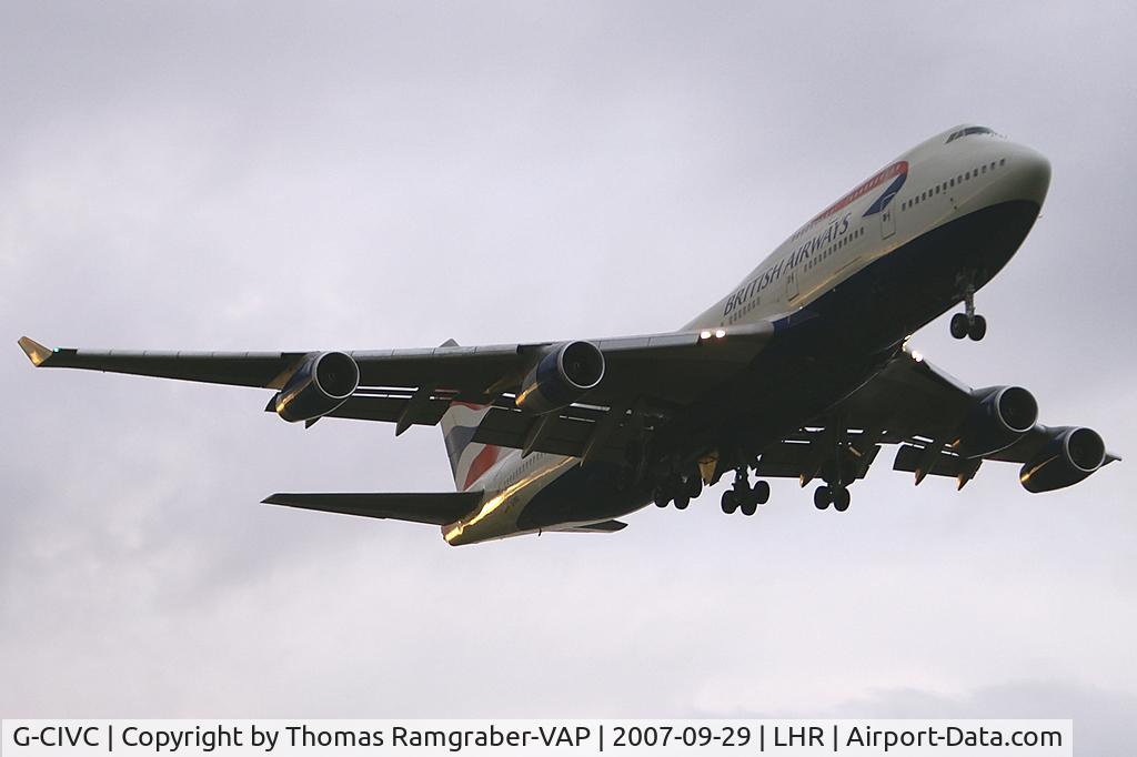 G-CIVC, 1994 Boeing 747-436 C/N 25812, British Airways Boeing 747-400