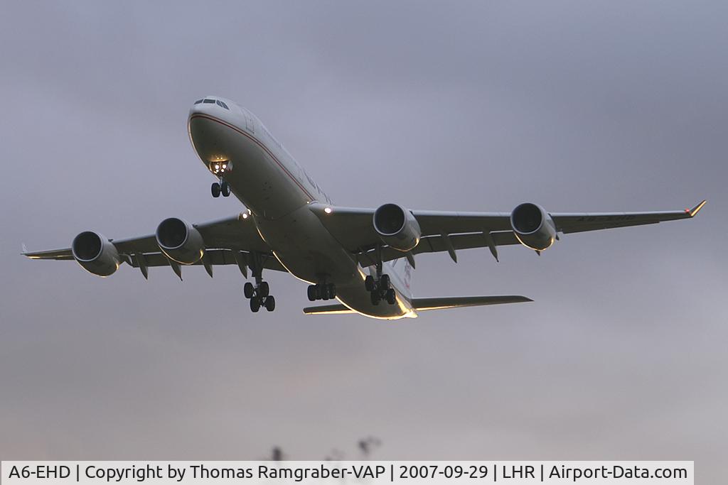A6-EHD, 2006 Airbus A340-541 C/N 783, Etihad Airbus A340-500