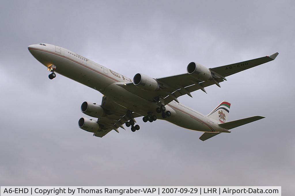 A6-EHD, 2006 Airbus A340-541 C/N 783, Etihad Airways Airbus A340-500