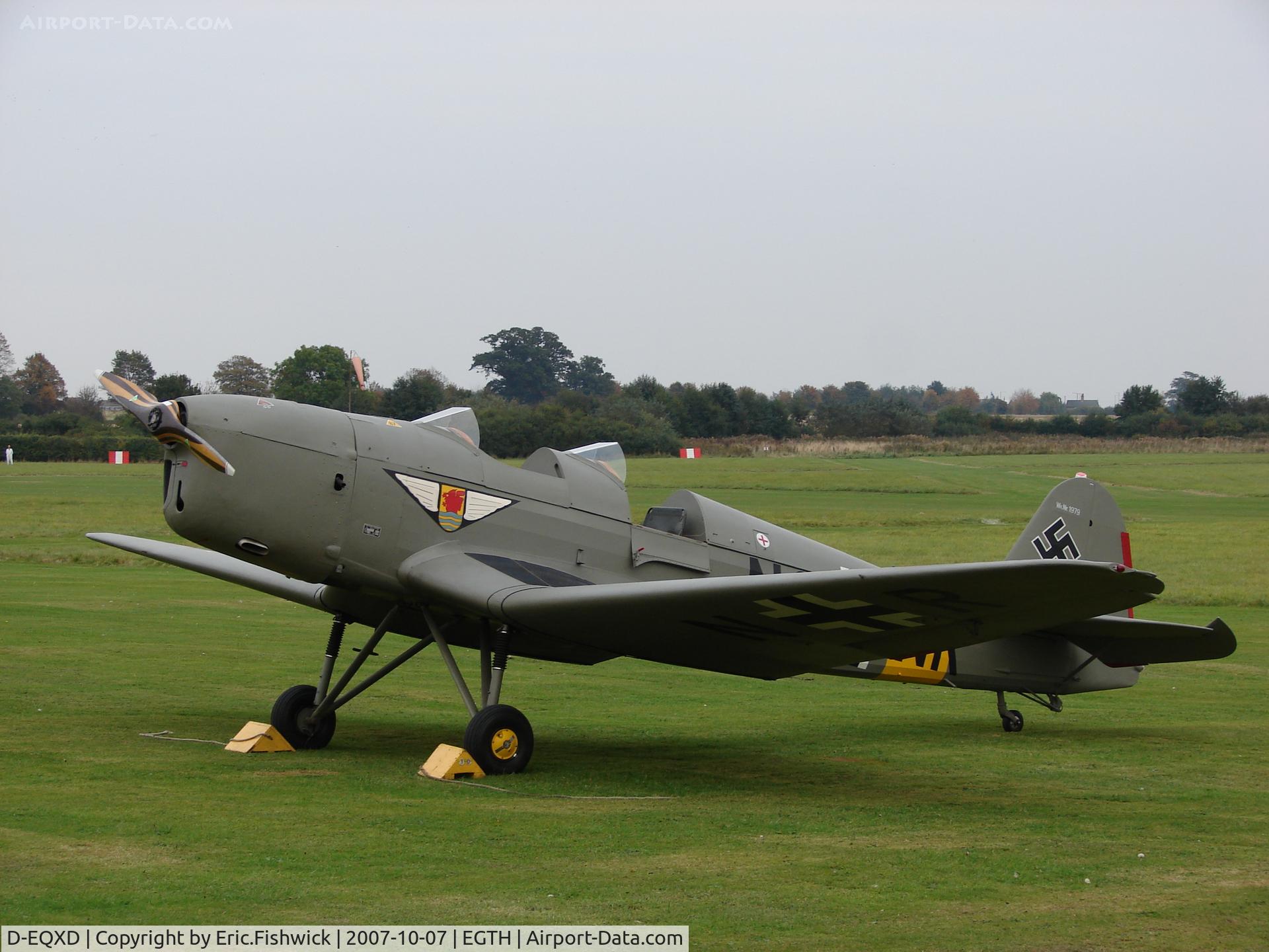 D-EQXD, Klemm Kl-35D C/N 5050, 3. Klem KI 35D at Shuttleworth October Air Display