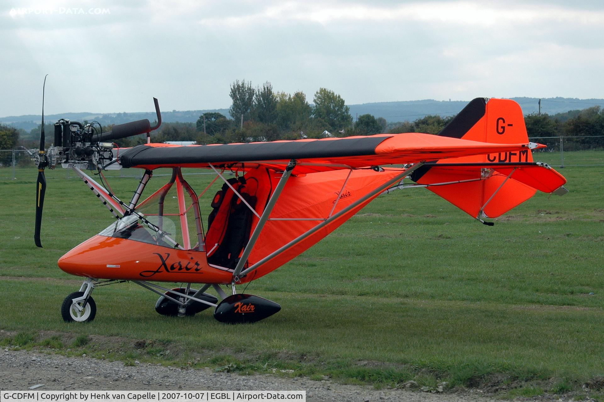 G-CDFM, 2004 X'Air 582(5) C/N BMAA/HB/417, Nice little red aeroplane