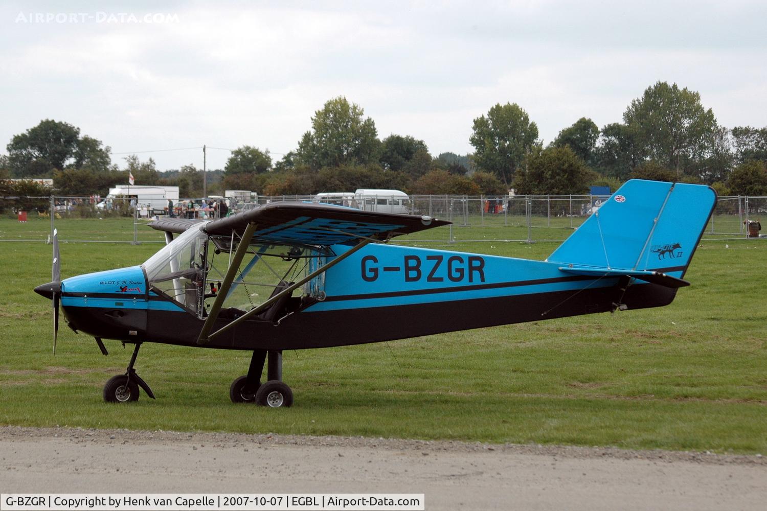 G-BZGR, 2000 Rans S-6ES Coyote II C/N PFA 204-13595, Nice little blue areoplane, mr Benton