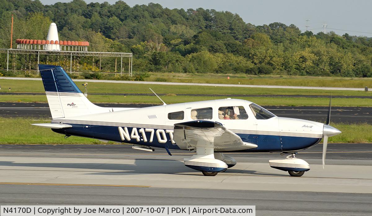 N4170D, 2000 Piper PA-46-350P Malibu Mirage C/N 46-36300, @PDK