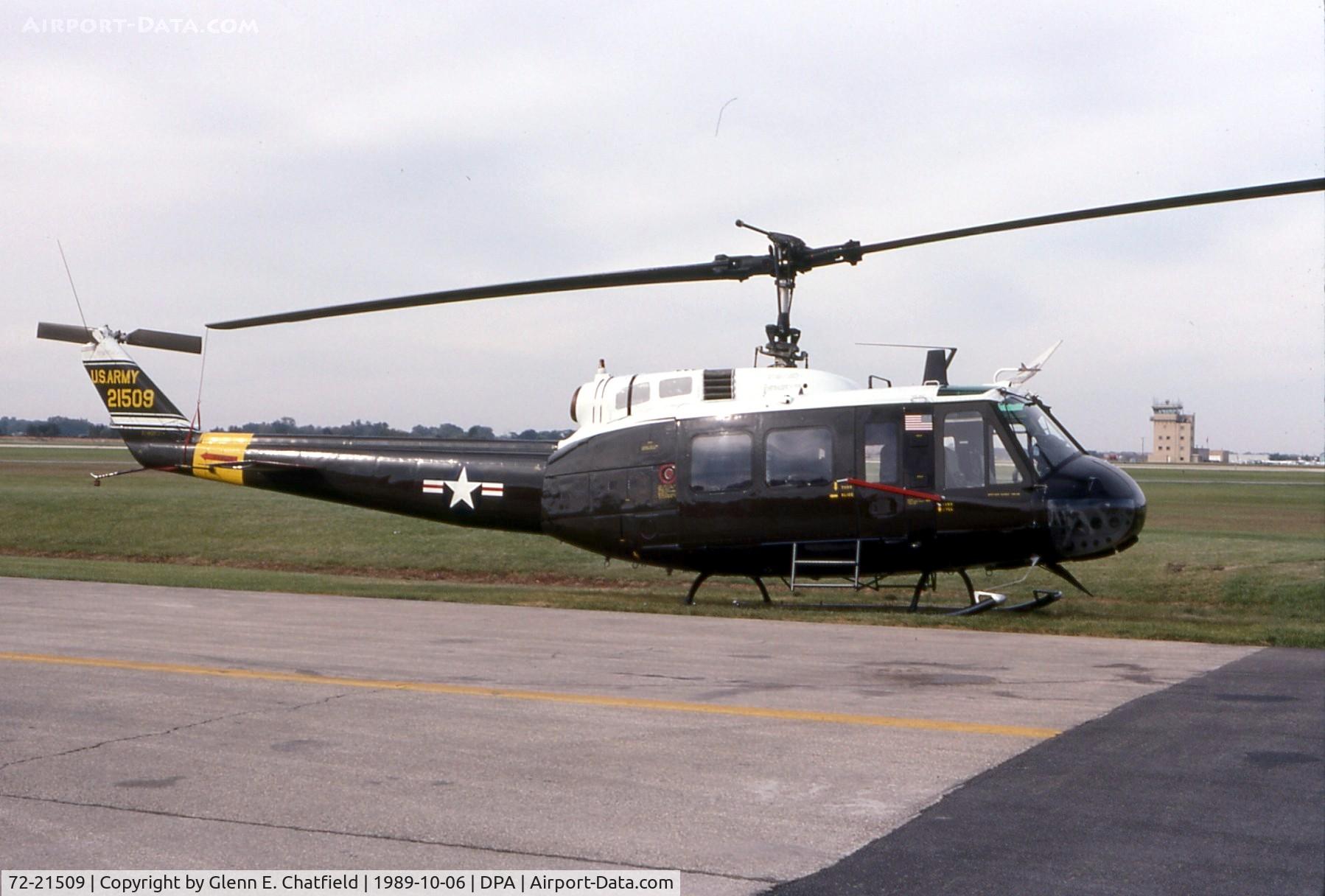 72-21509, 1972 Bell UH-1H Iroquois C/N 13208, Now active as G-UHIH