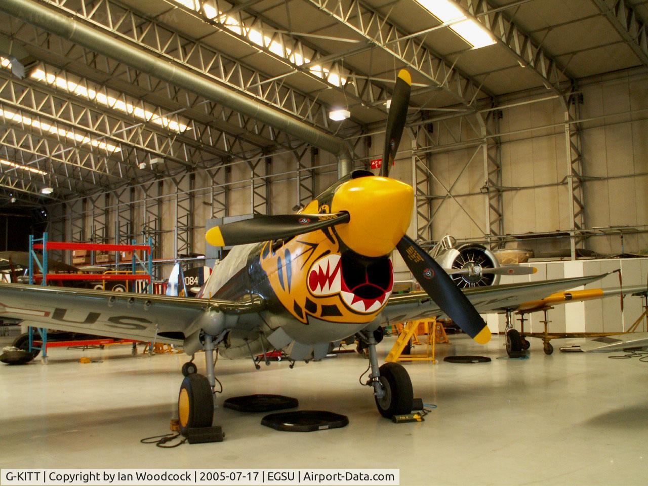 G-KITT, 1943 Curtiss P-40M Warhawk C/N 27490, Curtiss P-40M/Duxford