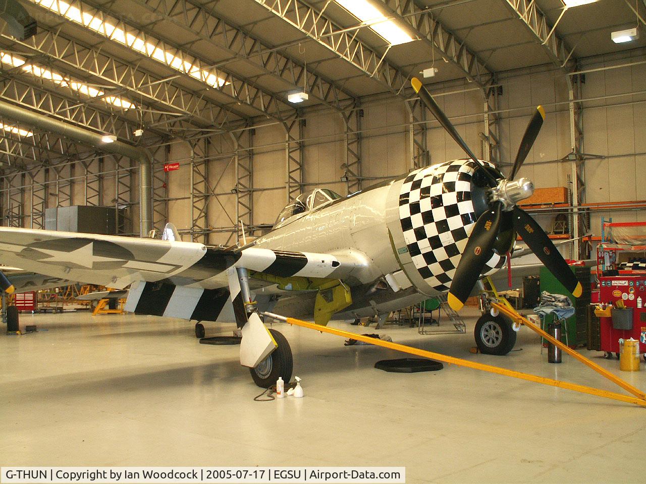 G-THUN, 1945 Republic P-47D Thunderbolt C/N 399-55731, Republic P-47D/Duxford
