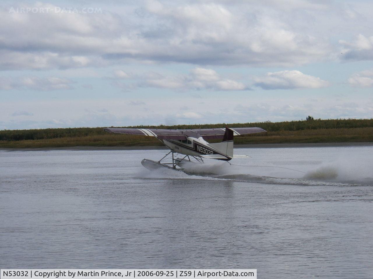 N53032, 1974 Cessna A185F Skywagon 185 C/N 18502326, heading to moose camp