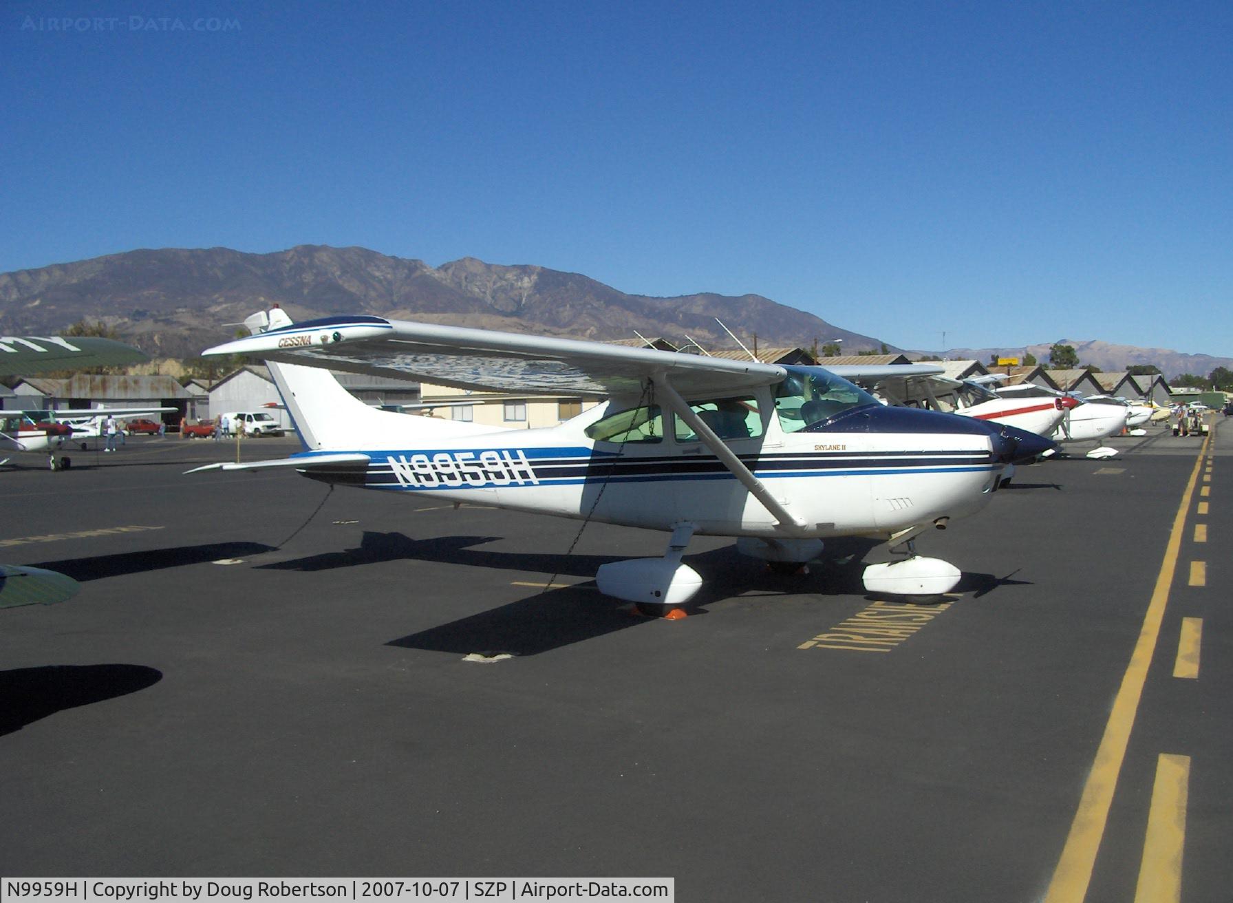 N9959H, 1981 Cessna 182R Skylane C/N 18268144, 1981 Cessna 182R SKYLANE, Continental O-470-U 230 Hp