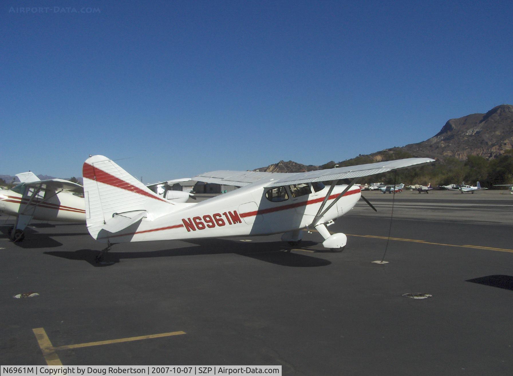 N6961M, 1949 Stinson 108-3 Voyager C/N 108-4961, 1949 Stinson 108-3 Station Wagon, Franklin 6A4165 165 Hp