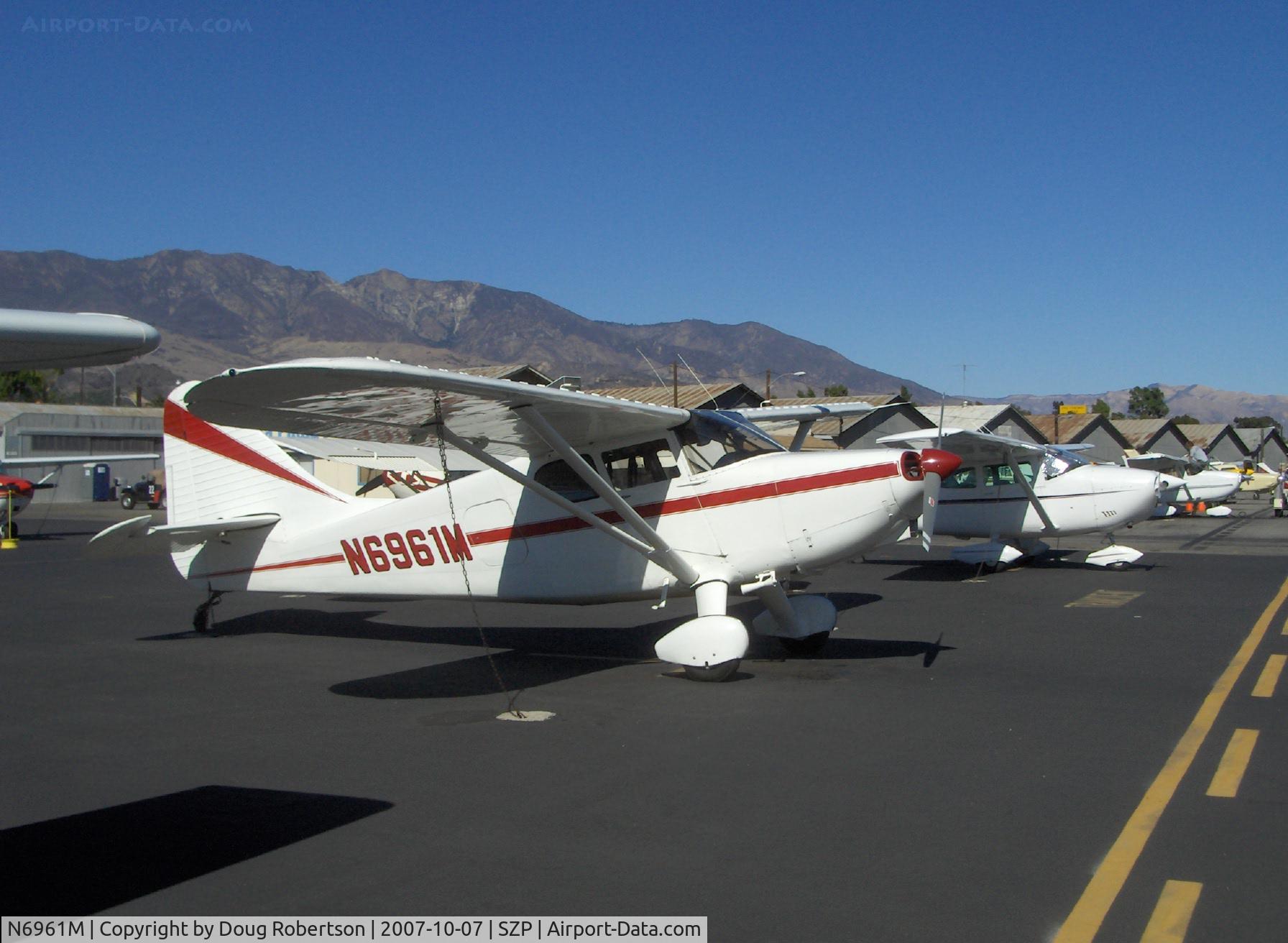 N6961M, 1949 Stinson 108-3 Voyager C/N 108-4961, 1949 Stinson 108-3 Station Wagon, Franklin 6A4165 165 Hp