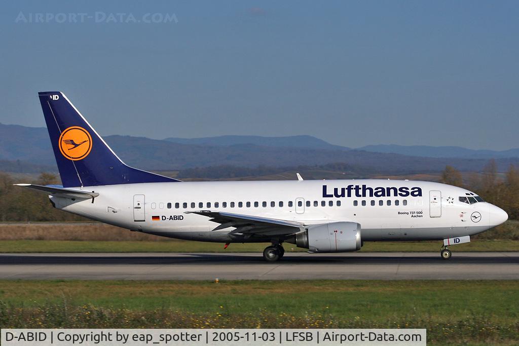 D-ABID, 1990 Boeing 737-530 C/N 24818, departing to FRA