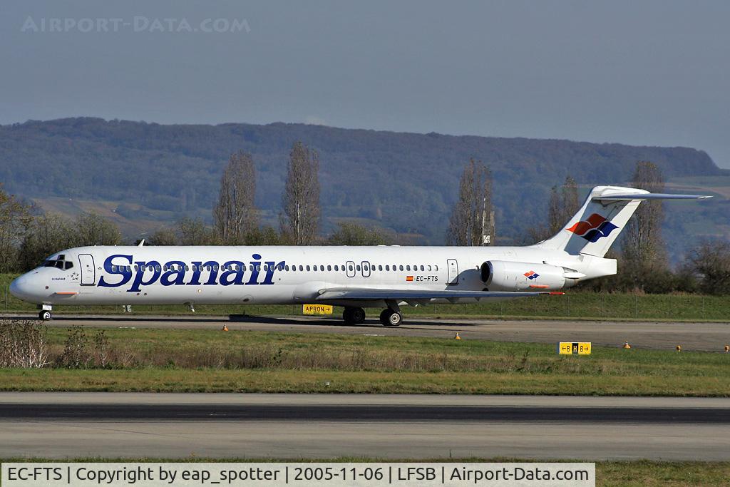 EC-FTS, 1988 McDonnell Douglas MD-83 (DC-9-83) C/N 49621-1495, taxi on bravo