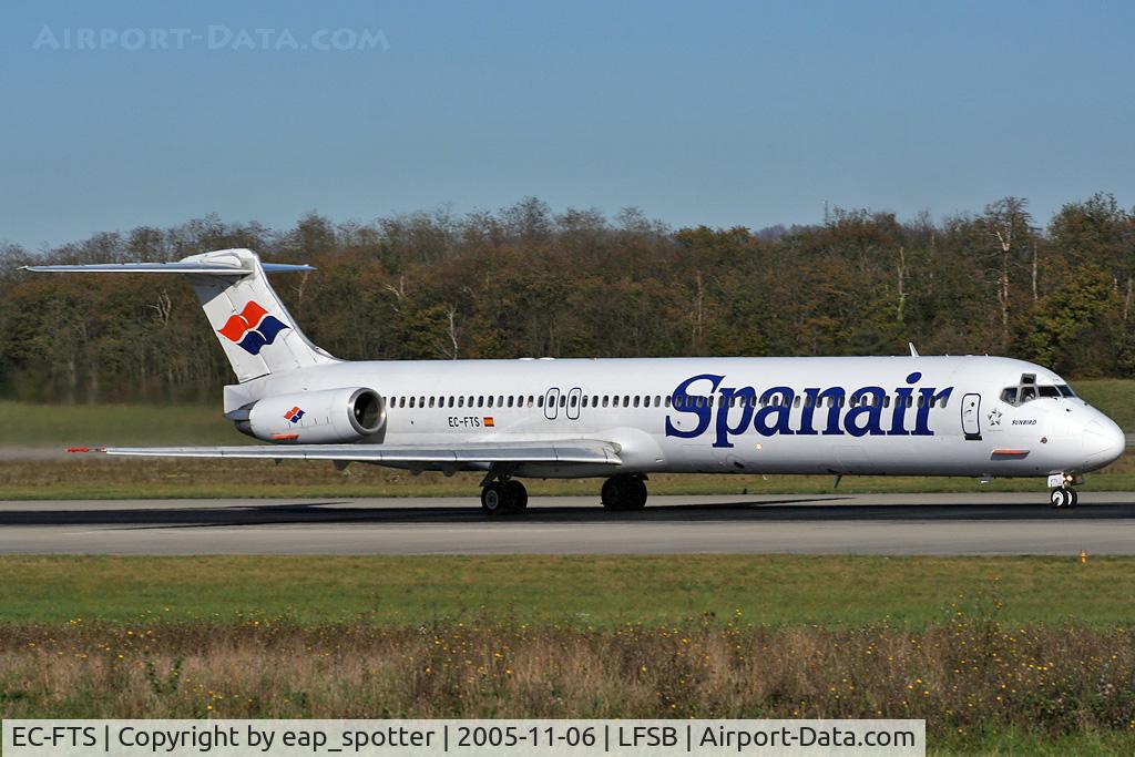 EC-FTS, 1988 McDonnell Douglas MD-83 (DC-9-83) C/N 49621-1495, departure to LPA