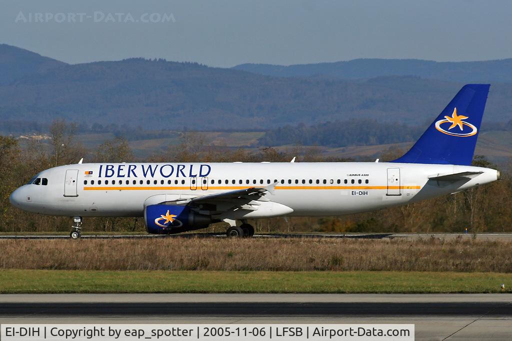 EI-DIH, 2001 Airbus A320-214 C/N 1657, taxi on bravo