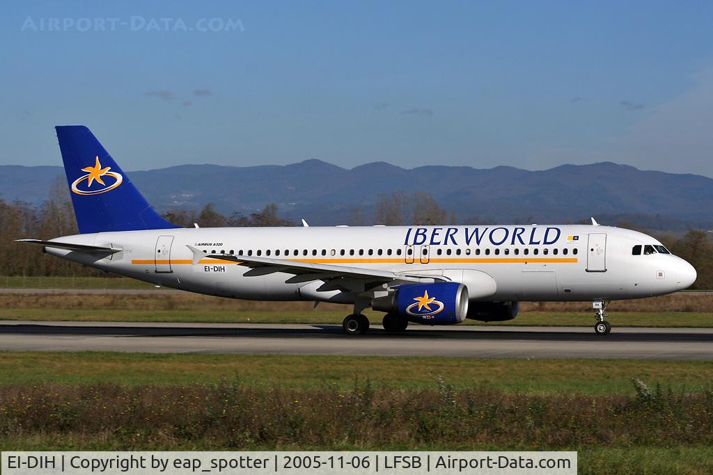 EI-DIH, 2001 Airbus A320-214 C/N 1657, departure to PMI