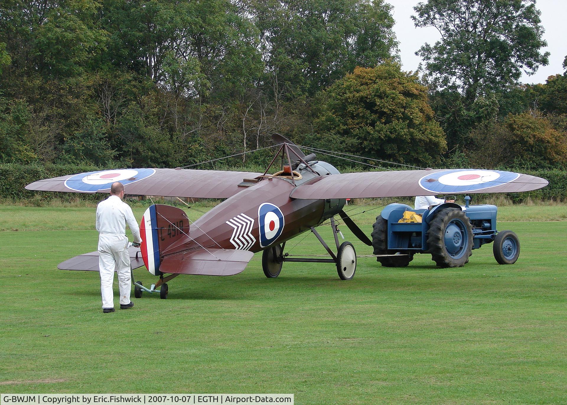 G-BWJM, 1981 Bristol M-1C Replica C/N NAW-2, 4. G-BWJM at Shuttleworth October Air Display