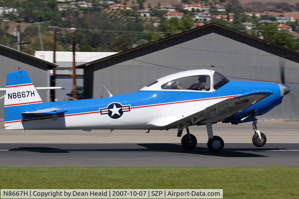 N8667H, 1947 North American Navion C/N NAV-4-667, 1947 North American Navion N8667H departing RWY 4.