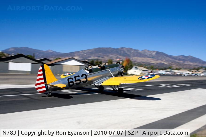 N78J, 1942 Ryan Aeronautical ST3KR C/N 1682, Taxi