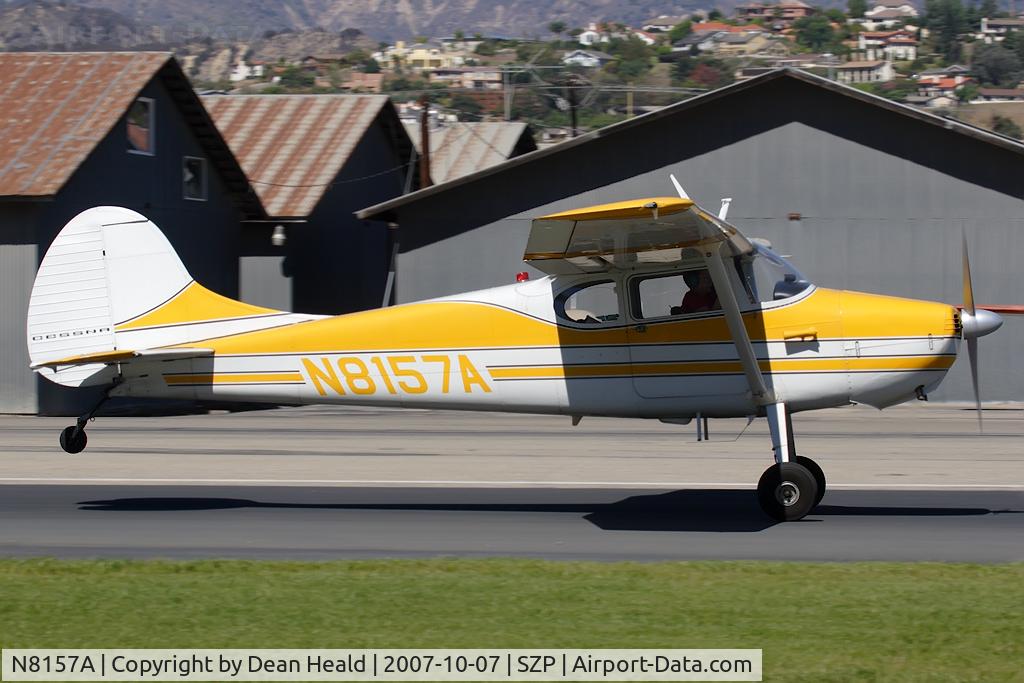 N8157A, 1952 Cessna 170B C/N 25009, 1952 Cessna 170B N8157A on takeoff roll RWY 4.