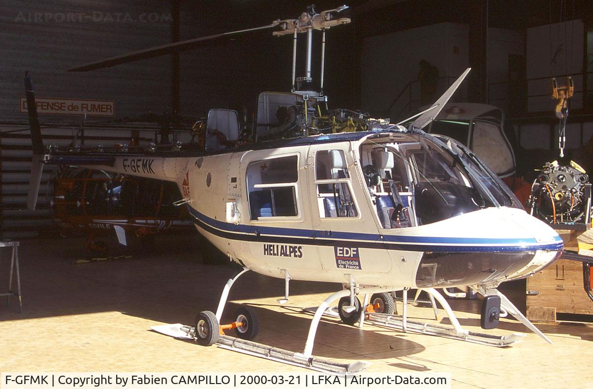 F-GFMK, Bell 206B JetRanger III C/N 2386, Heli Alpes SAF
