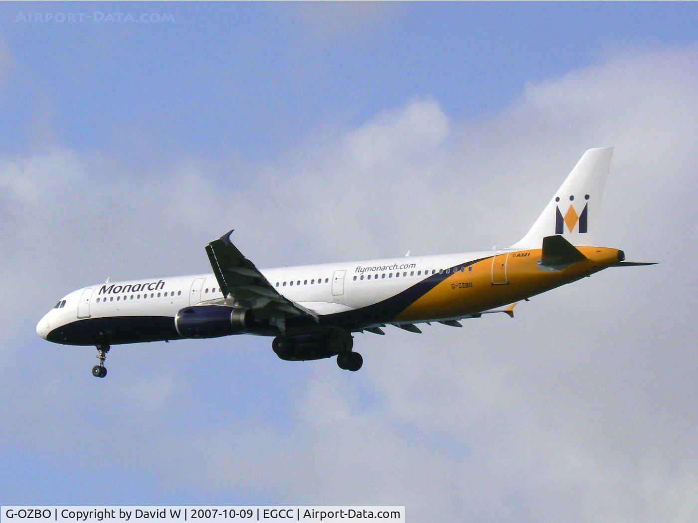 G-OZBO, 2000 Airbus A321-231 C/N 1207, Just about to land.