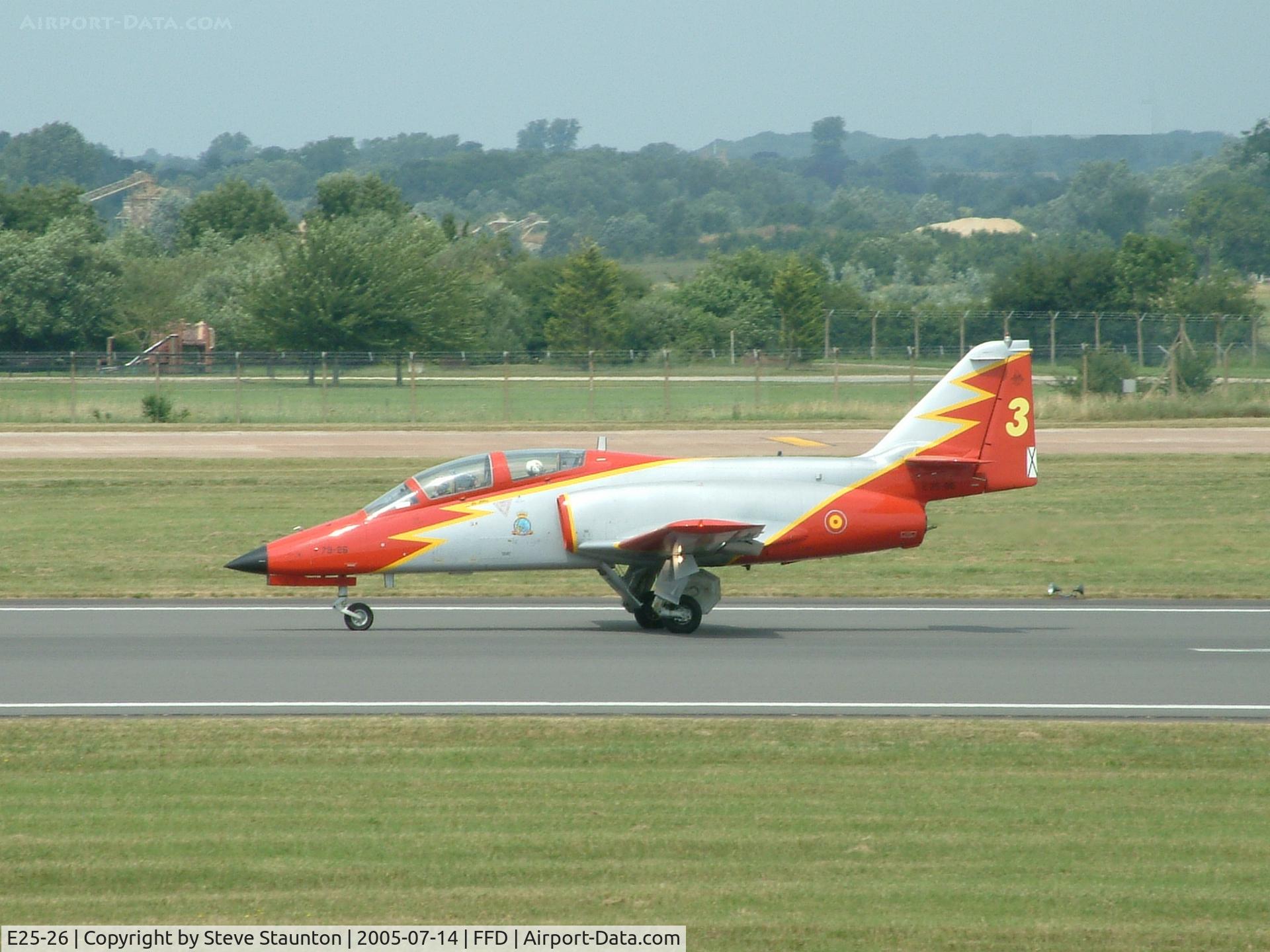 E25-26, CASA C-101EB Aviojet C/N EB01-26-026, Royal International Air Tattoo 2005