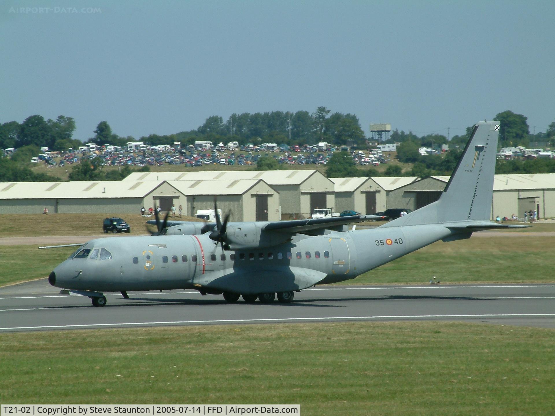 T21-02, 2001 CASA C-295M C/N EA03-02-003, Royal International Air Tattoo 2005