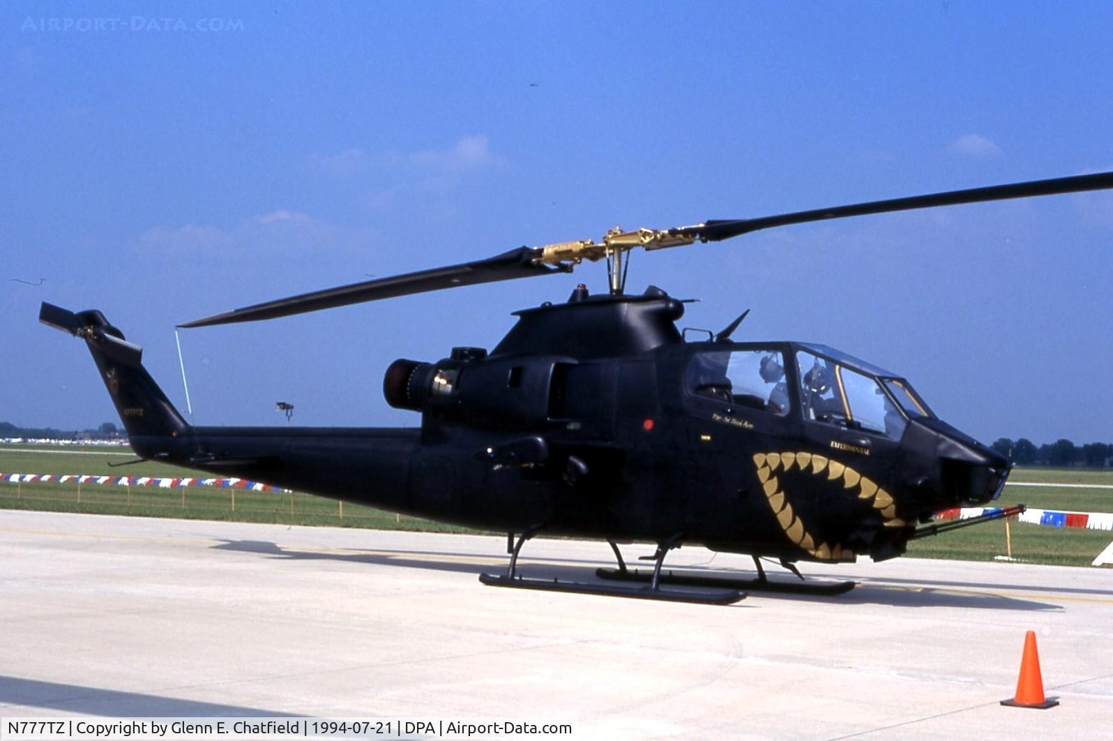 N777TZ, Bell AH-1E (209) C/N 22197, AH-1S 78-23091 rebuilt. Crashed in 1996