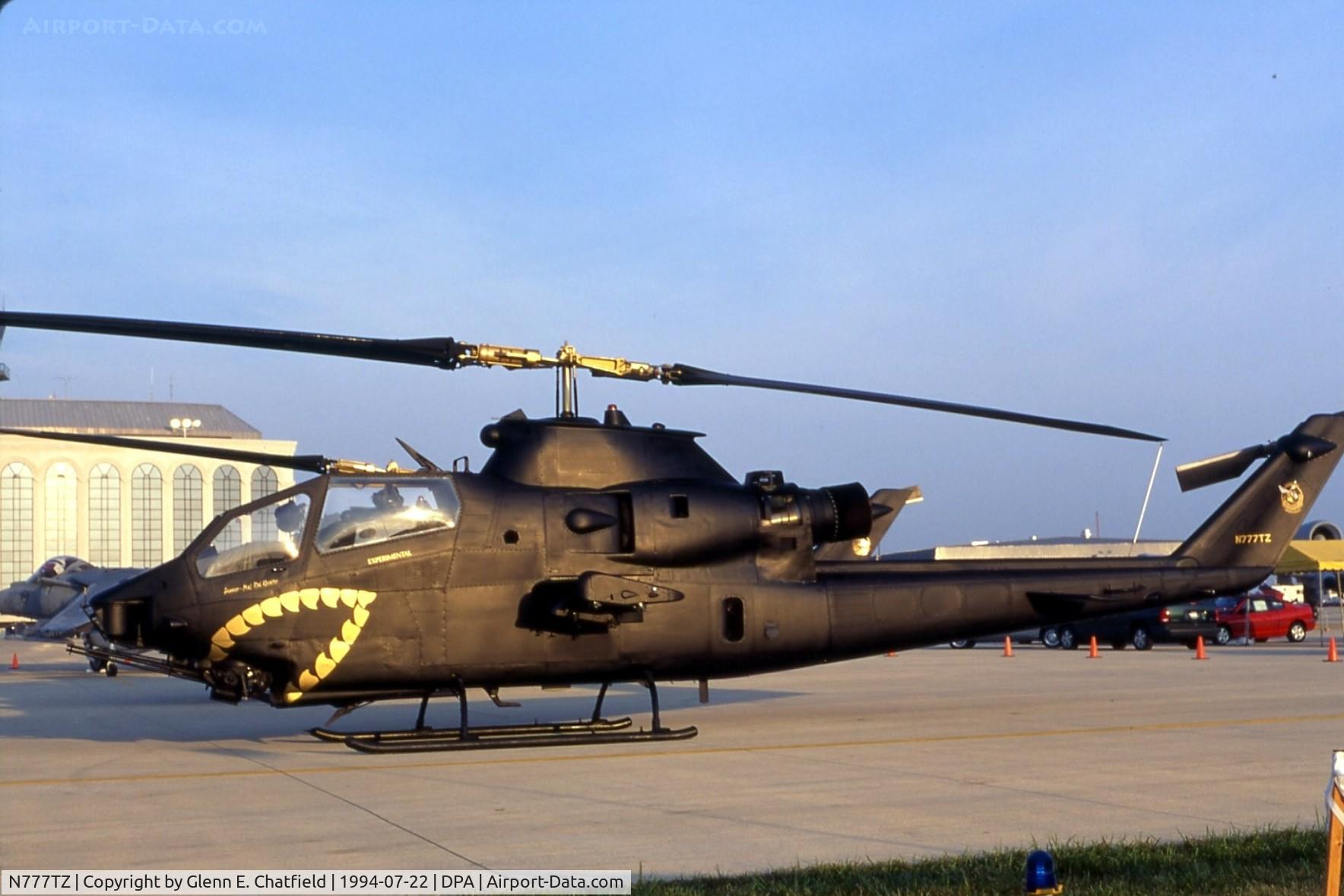 N777TZ, Bell AH-1E (209) C/N 22197, AH-1S 78-23091 rebuilt. Crashed in 1996