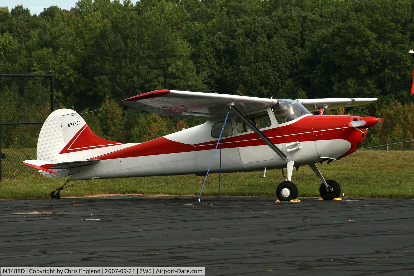 N3488D, 1955 Cessna 170B C/N 27031, Cessna 170B at St Mary's MD