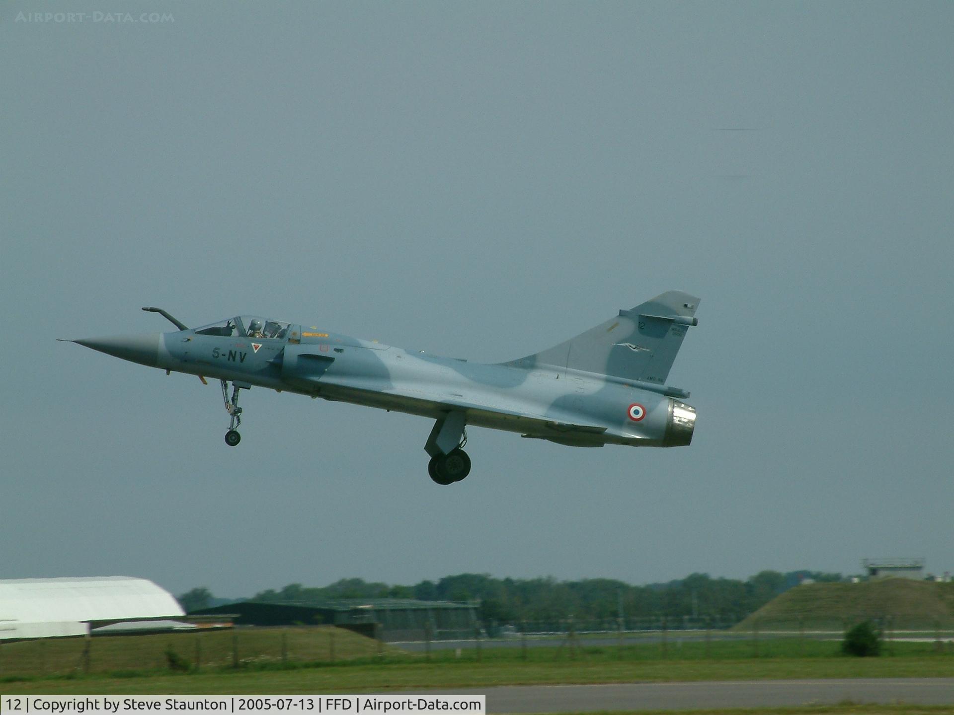 12, Dassault Mirage 2000-5 C/N 12, Royal International Air Tattoo 2005
