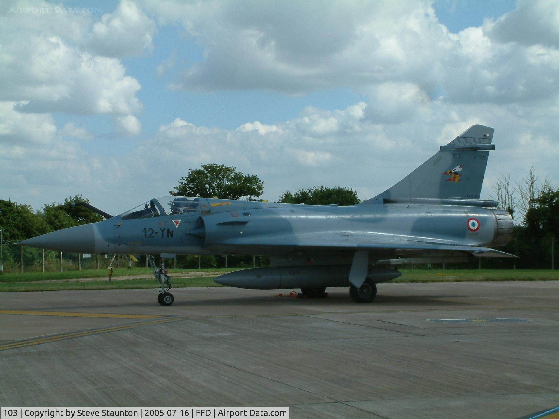 103, Dassault Mirage 2000C C/N 367, Royal International Air Tattoo 2005