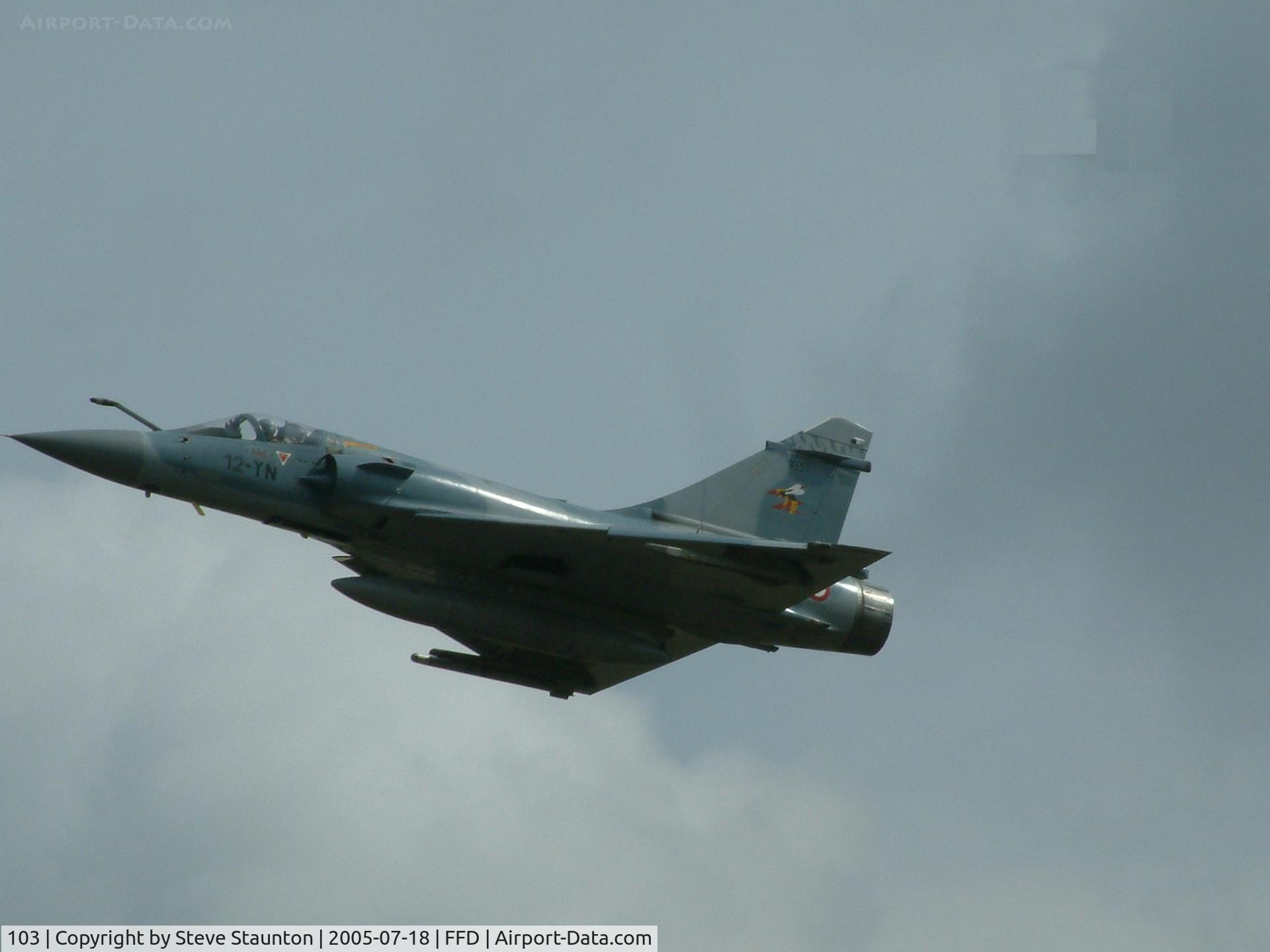 103, Dassault Mirage 2000C C/N 367, Royal International Air Tattoo 2005