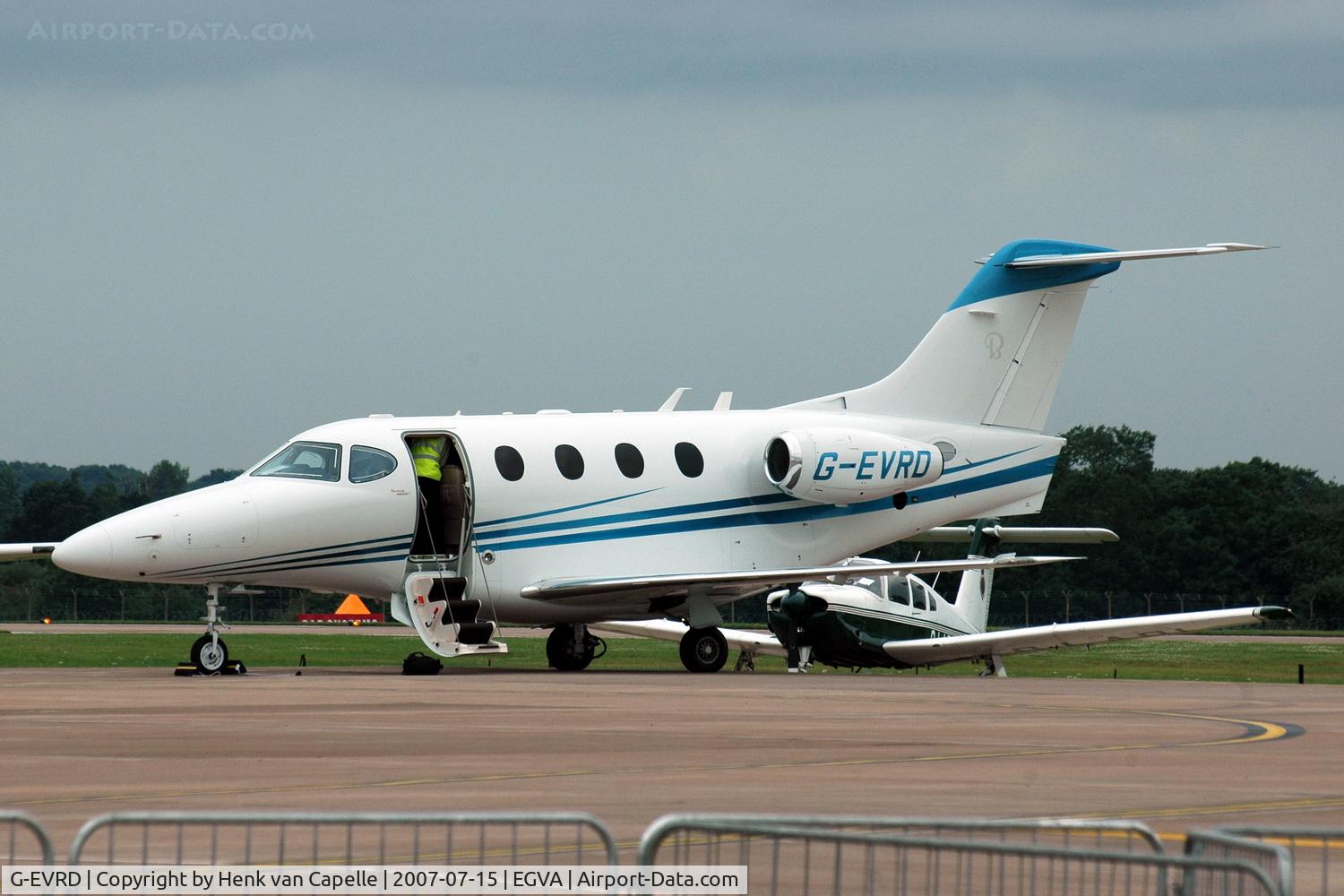 G-EVRD, 2006 Raytheon 390 Premier 1A C/N RB-172, Parked at the VIP-side of the Air Tattoo