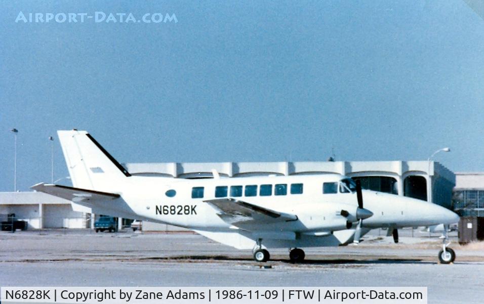 N6828K, 1969 Beech 99 C/N U-68, On the ramp at Meacham Field