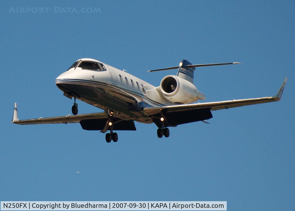 N250FX, 2000 Learjet 60 C/N 60-194, Approach to 17L