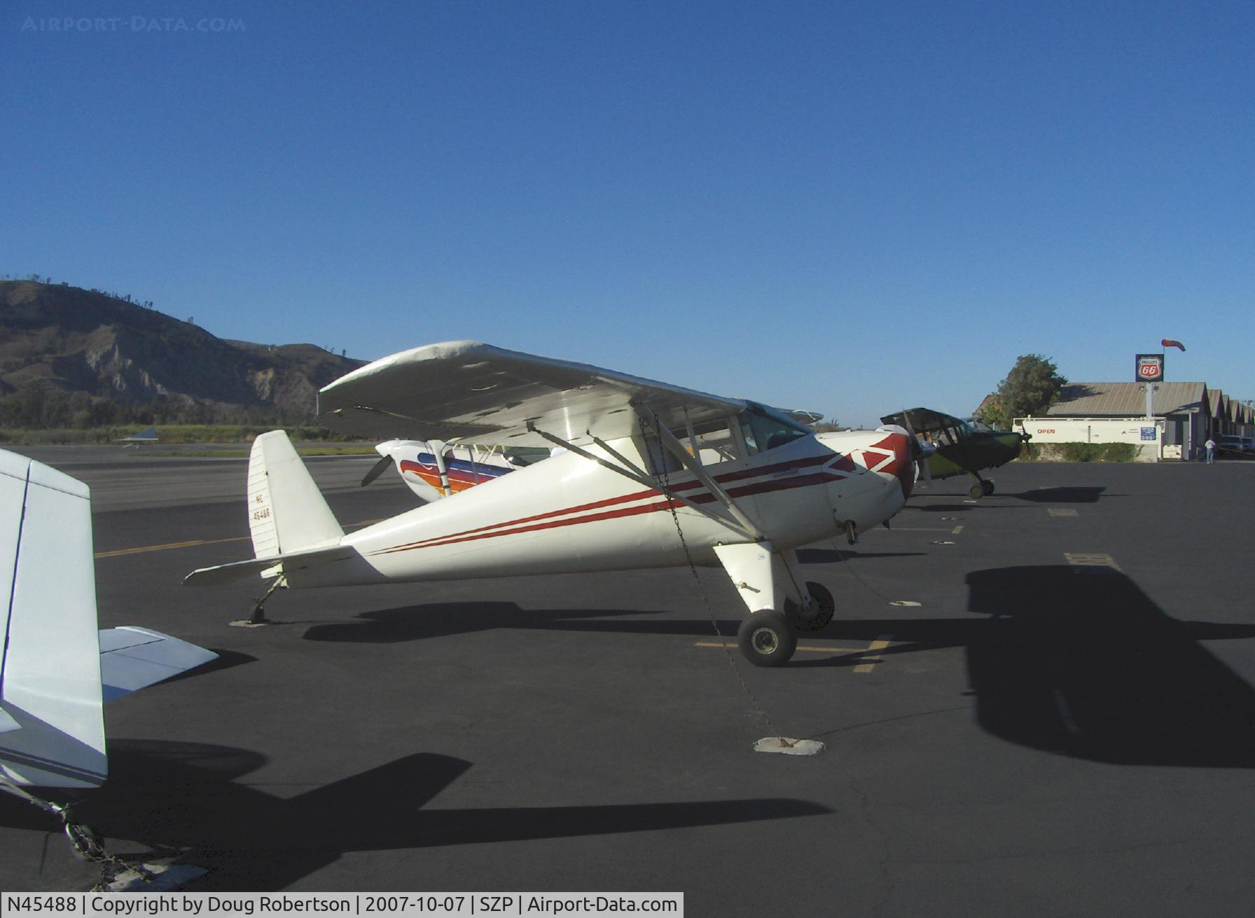 N45488, 1946 Luscombe 8A C/N 2015, 1946 Luscombe 8A, Continental A&C65 65 Hp