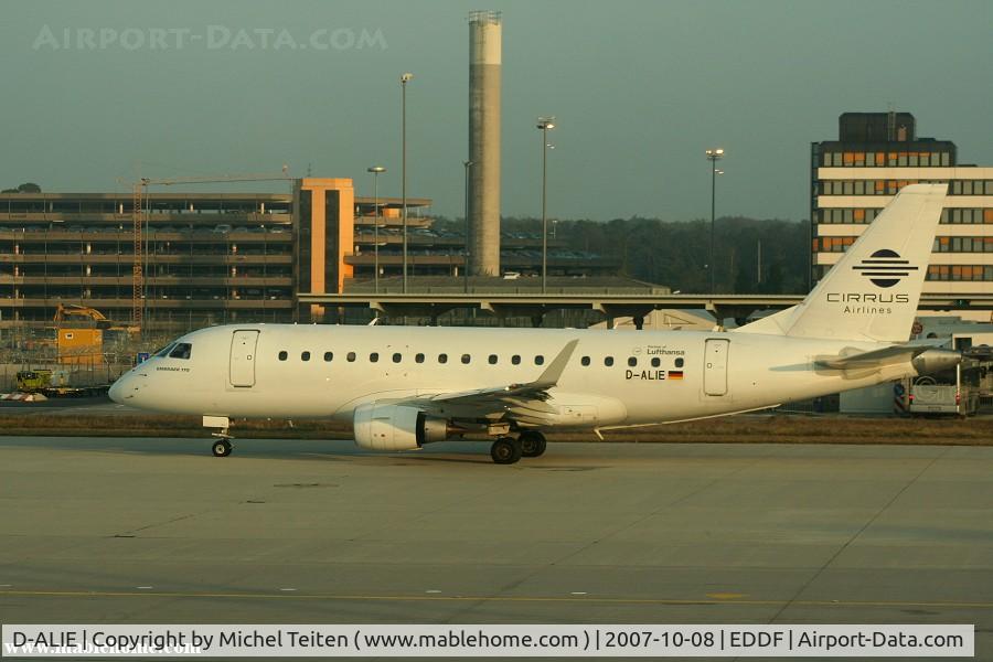 D-ALIE, 2004 Embraer 170LR (ERJ-170-100LR) C/N 17000059, On a busy morning in FRA