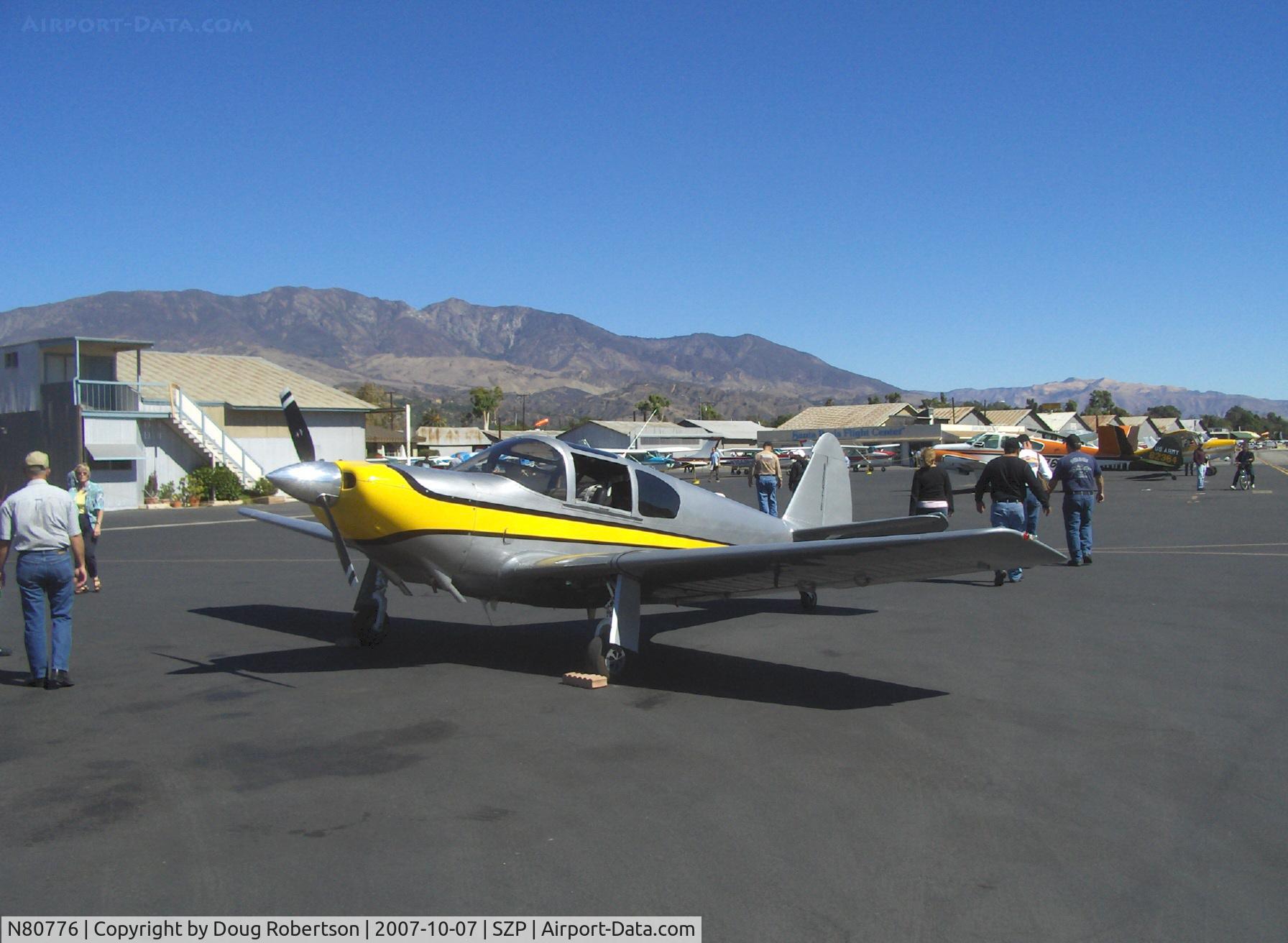 N80776, 1946 Globe GC-1B Swift C/N 179, 1946 Globe GC-1B SWIFT, Continental IO-360 210 Hp upgrade