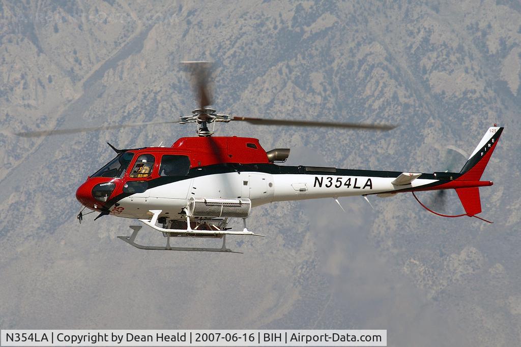 N354LA, Eurocopter AS-350B-3 Ecureuil Ecureuil C/N 3285, Eurocopter AS350B3 operated by the US Forest Service. Formerly with KNBC4 in Los Angeles.
