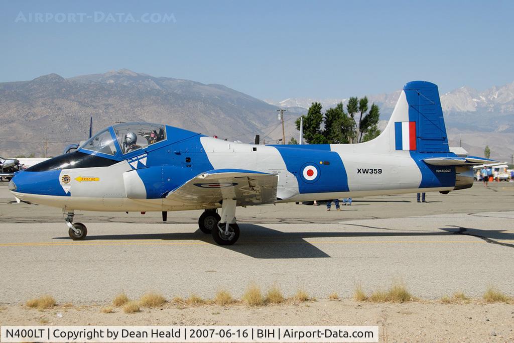 N400LT, 1970 BAC 84 Jet Provost T.5A C/N EEP/JP/1009, 1970 BAC Jet Provost T.5A taxiing to parking after landing on RWY 30.