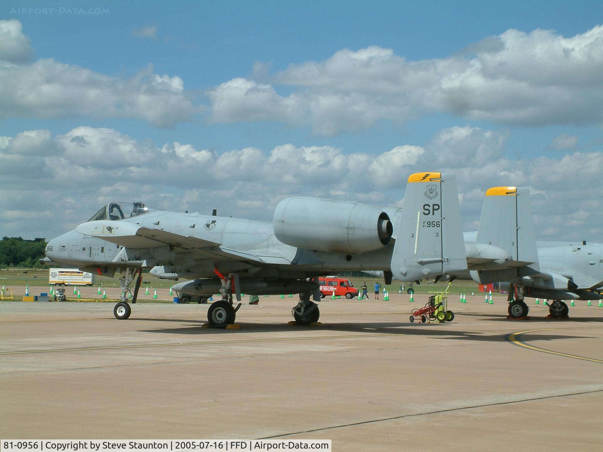 81-0956, 1981 Fairchild Republic A-10A Thunderbolt II C/N A10-0651, Royal International Air Tattoo 2005