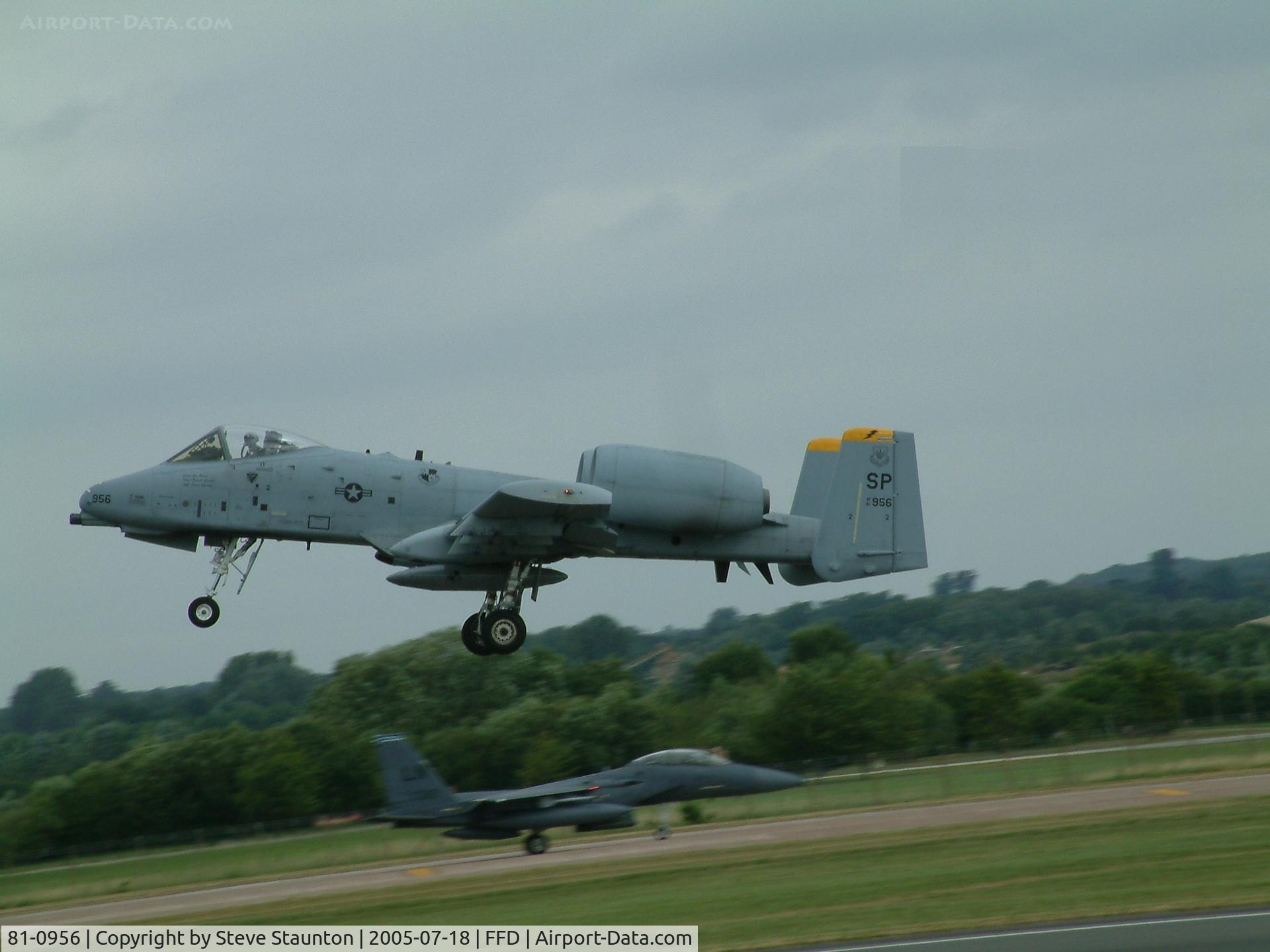 81-0956, 1981 Fairchild Republic A-10A Thunderbolt II C/N A10-0651, Royal International Air Tattoo 2005