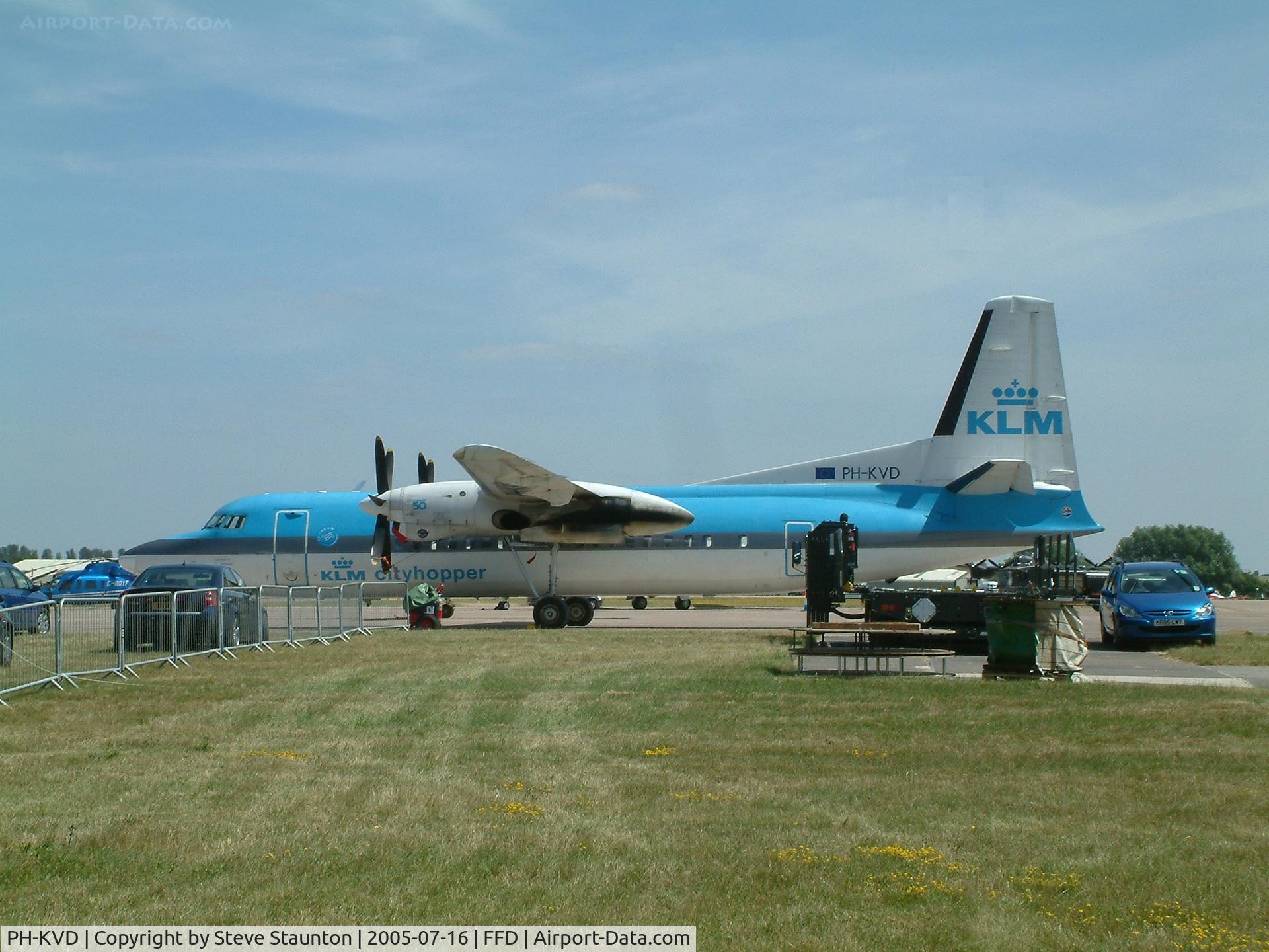 PH-KVD, 1990 Fokker 50F C/N 20197, Royal International Air Tattoo 2005