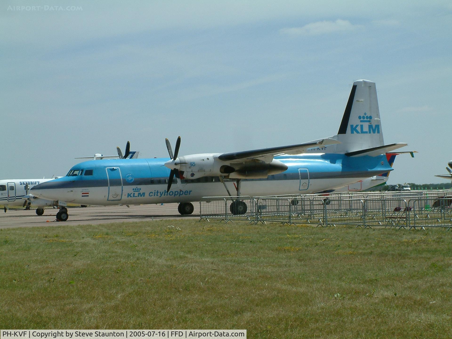 PH-KVF, 1990 Fokker 50 C/N 20207, Royal International Air Tattoo 2005