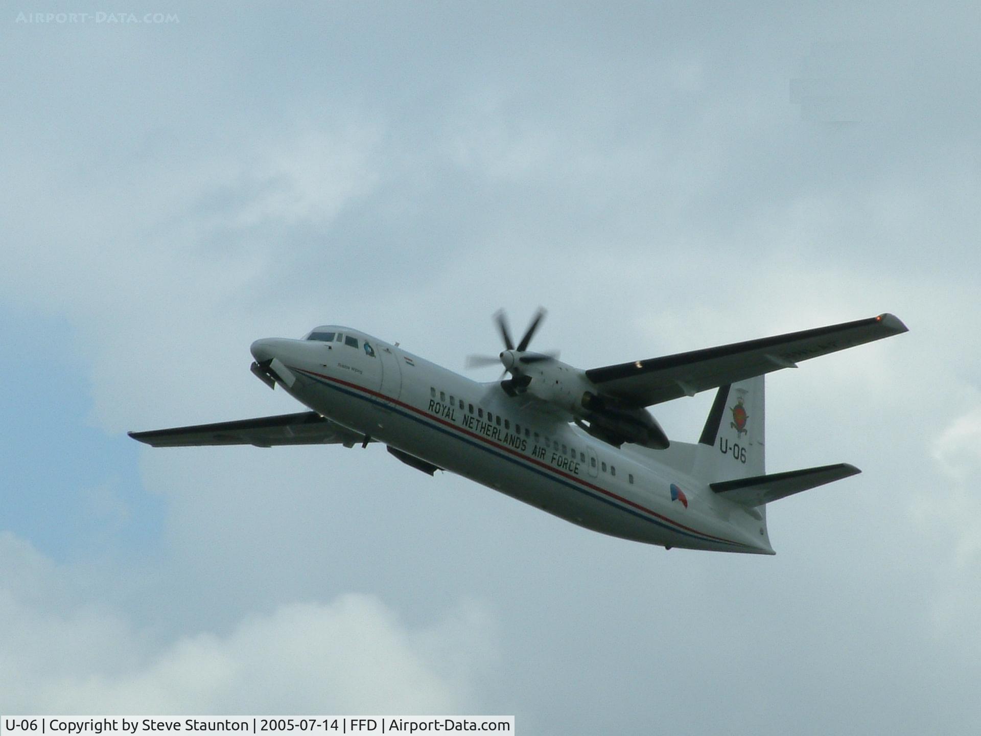U-06, 1993 Fokker 50 C/N 20287, Royal International Air Tattoo 2005