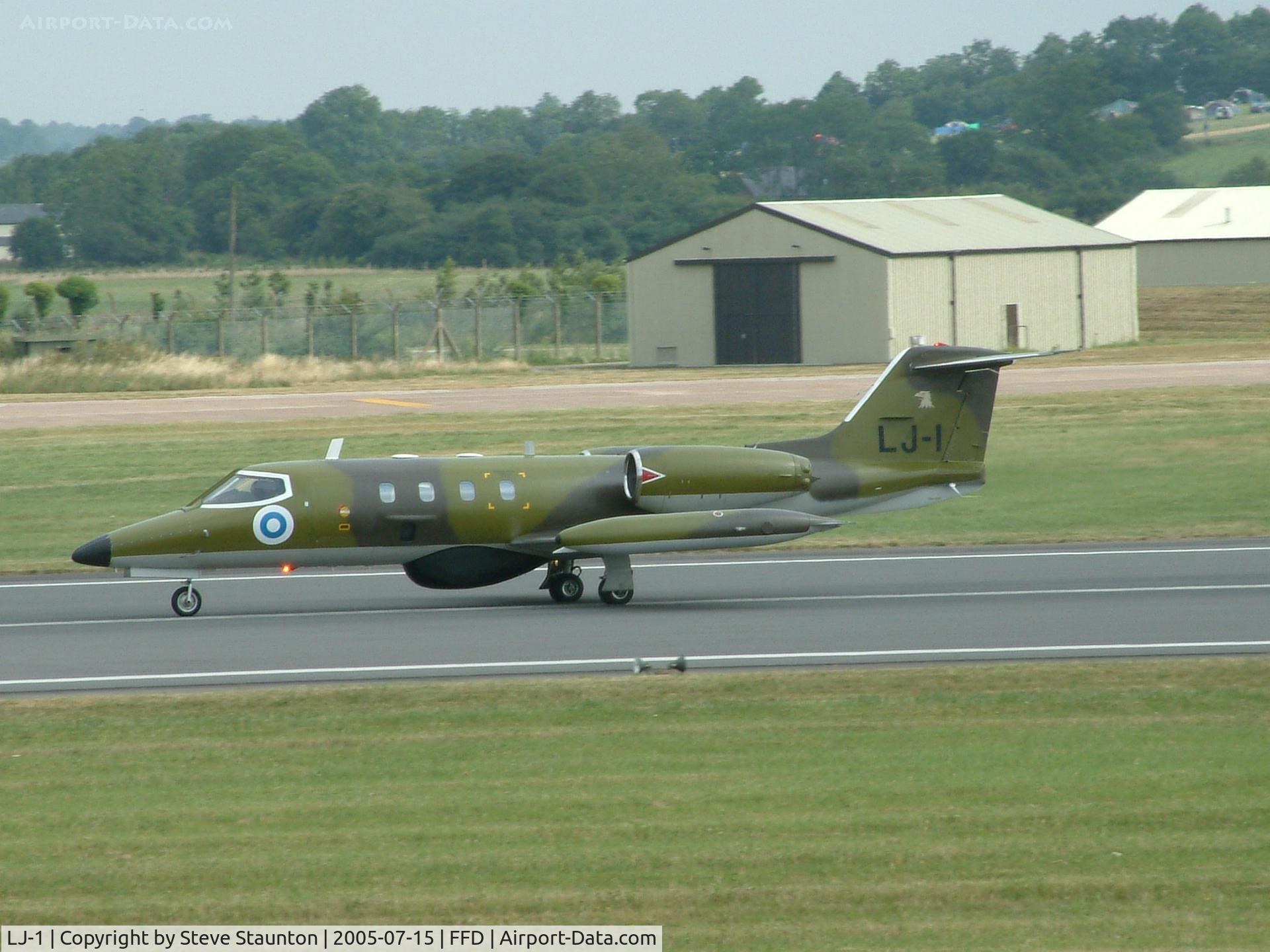 LJ-1, 1981 Gates Learjet 35A C/N 35A-430, Royal International Air Tattoo 2005
