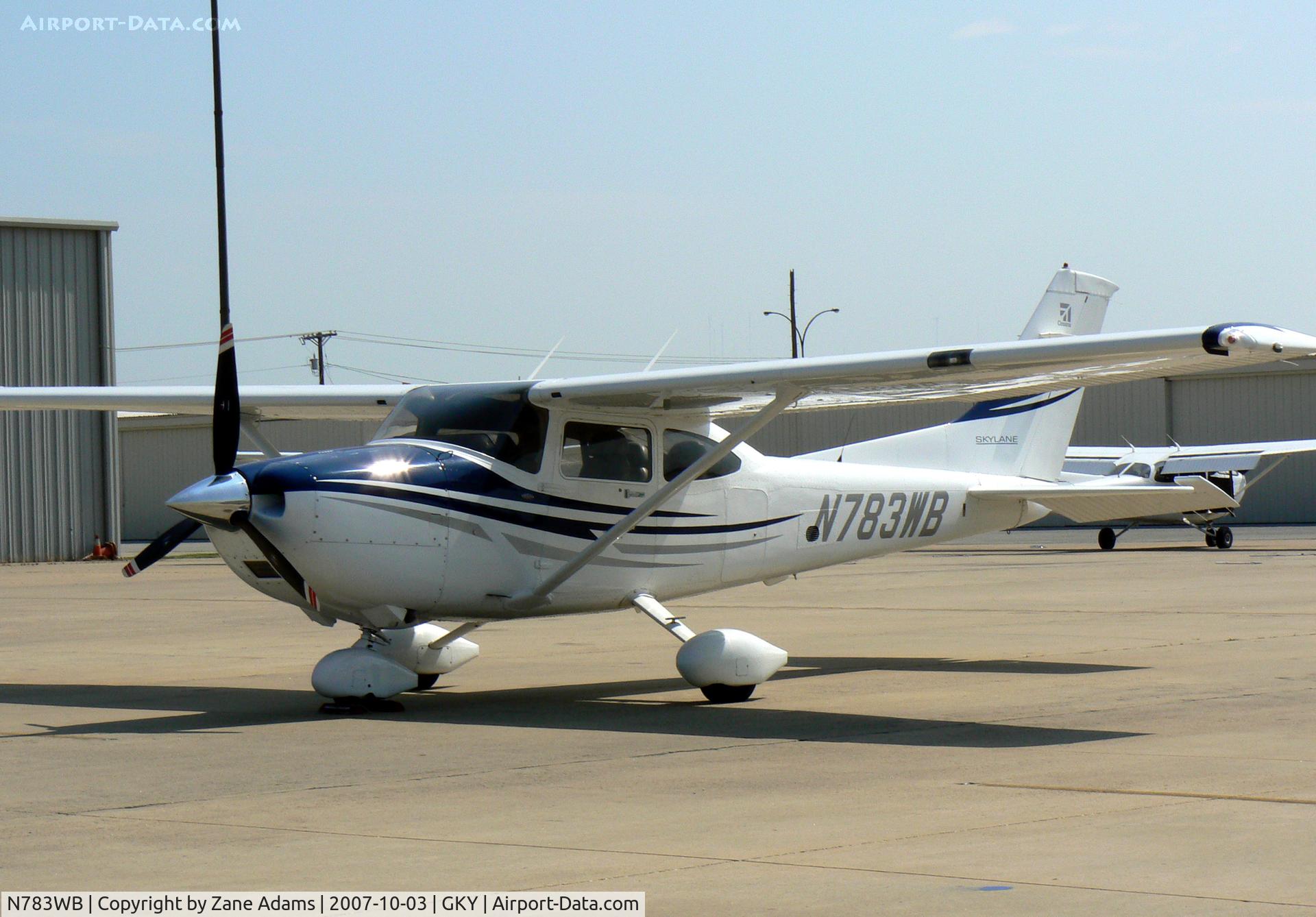 N783WB, 2005 Cessna 182T Skylane C/N 18281512, on the ramp at Arlington Muni