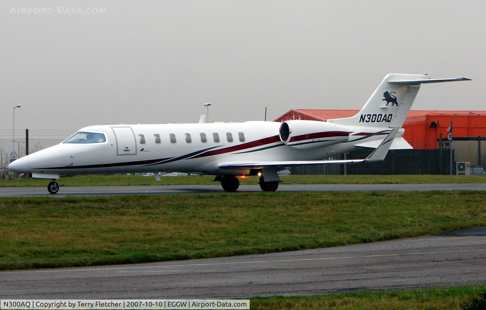 N300AQ, 2002 Learjet 45 C/N 211, Learjet 45 at Luton UK